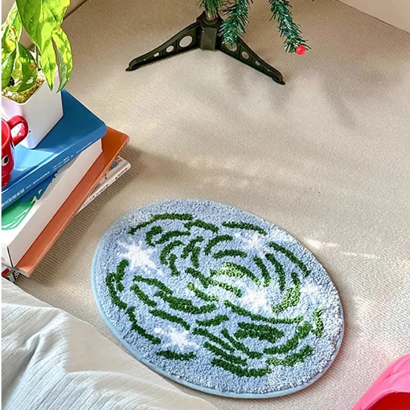 Starlight Tufting Tappeto Soggiorno Tappeto da bagno nordico Tappeto morbido e soffice Tappeti da comodino Zerbino Estetico Home Room Decor