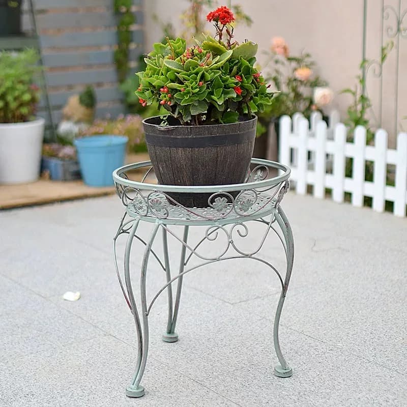 Scaffale Regolabile per Giardino, Patio e Arredamento Casa - Porta Vasi in Metallo Resistente - Supporto per Piante da Interno/Esterno | Antiruggine