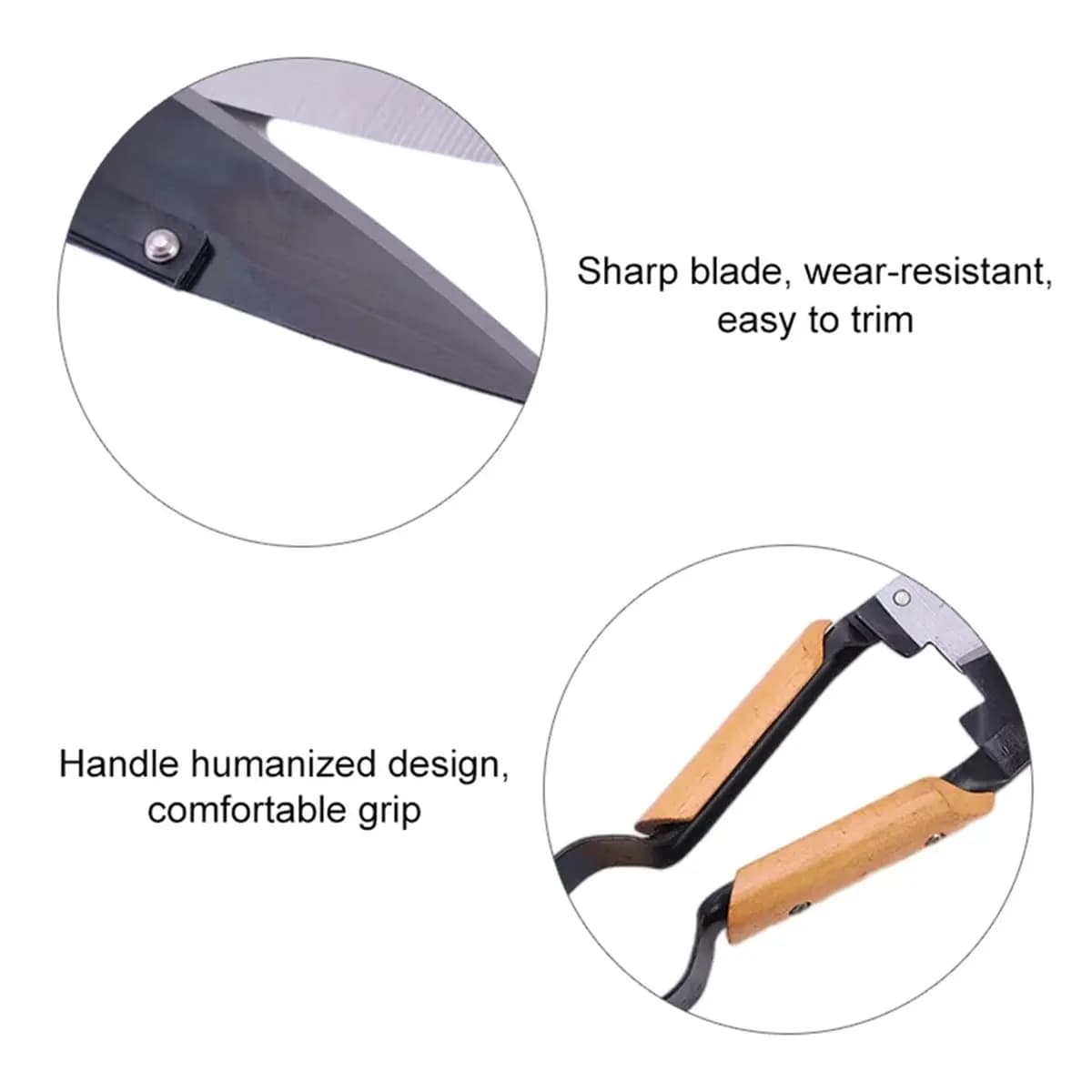A45I 13inch Ergonomic Heavy Duty Onion/Sheep Topiary Shear Gardening Pruning Shear Wool Shearin Tree Branch Scissors