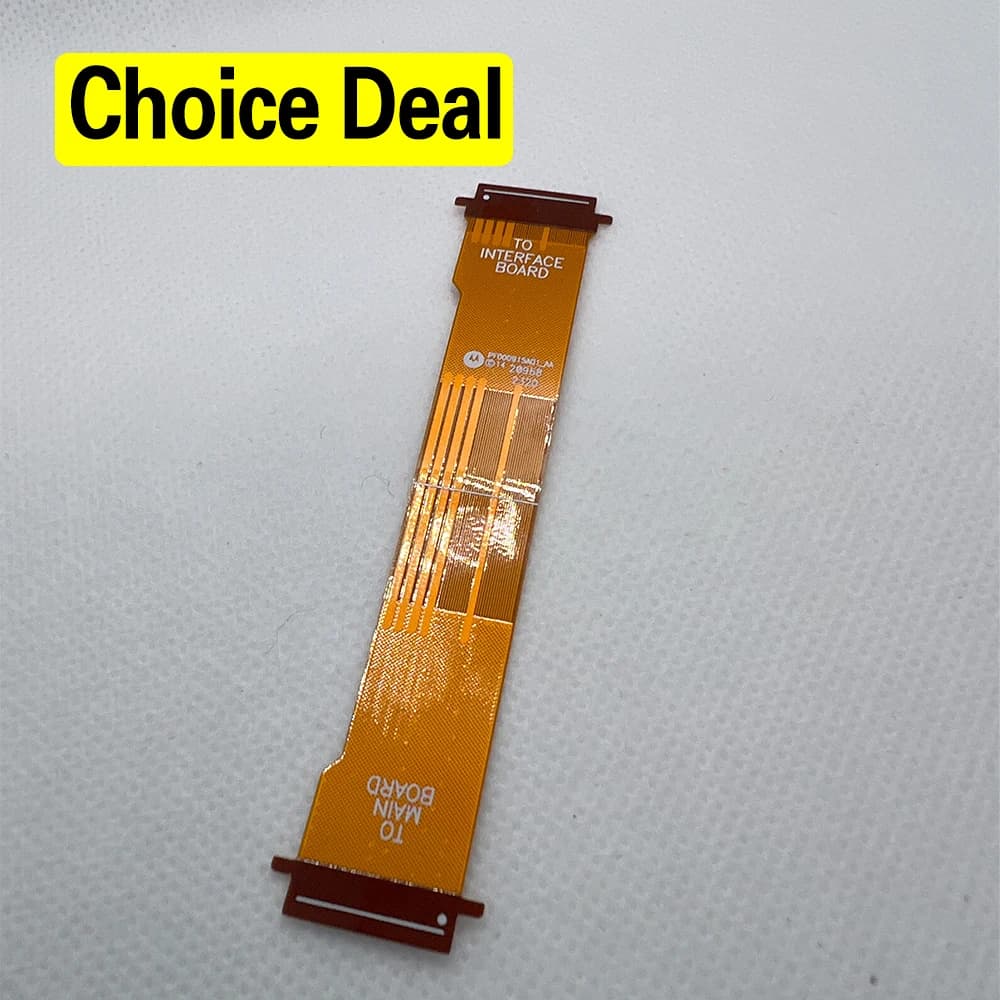 Cavo Flessibile a Nastro 10X per Scheda di Interfaccia per Walkie Talkie MOTOROLA DP4401e DP4800e DP4801e XPR7550e DGP8550e DGP5050e ecc.