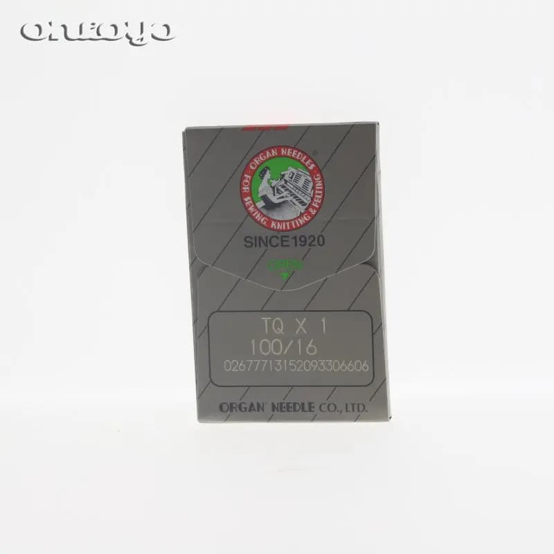 Aghi Organ Brand TQX1, per macchine da cucire industriali per il fissaggio di bottoni, come per JUKIND, BROTHER, ecc.