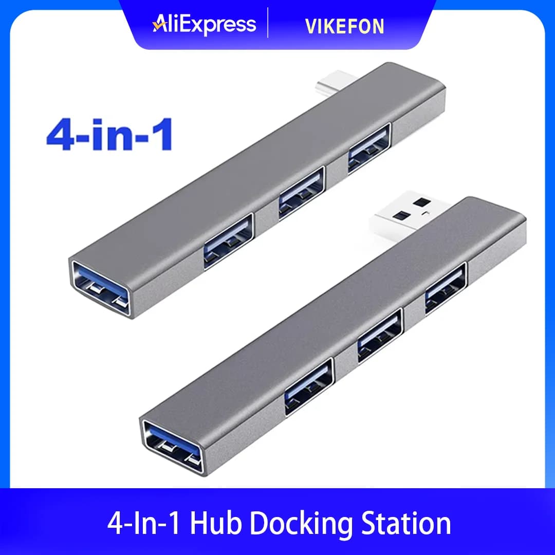 USB C HUB 3.0 Tipo C 3.1 Adattatore OTG splitter multi USB a 4 porte per Xiaomi Lenovo MacBook Pro 13 15 Air Pro Accessori per computer