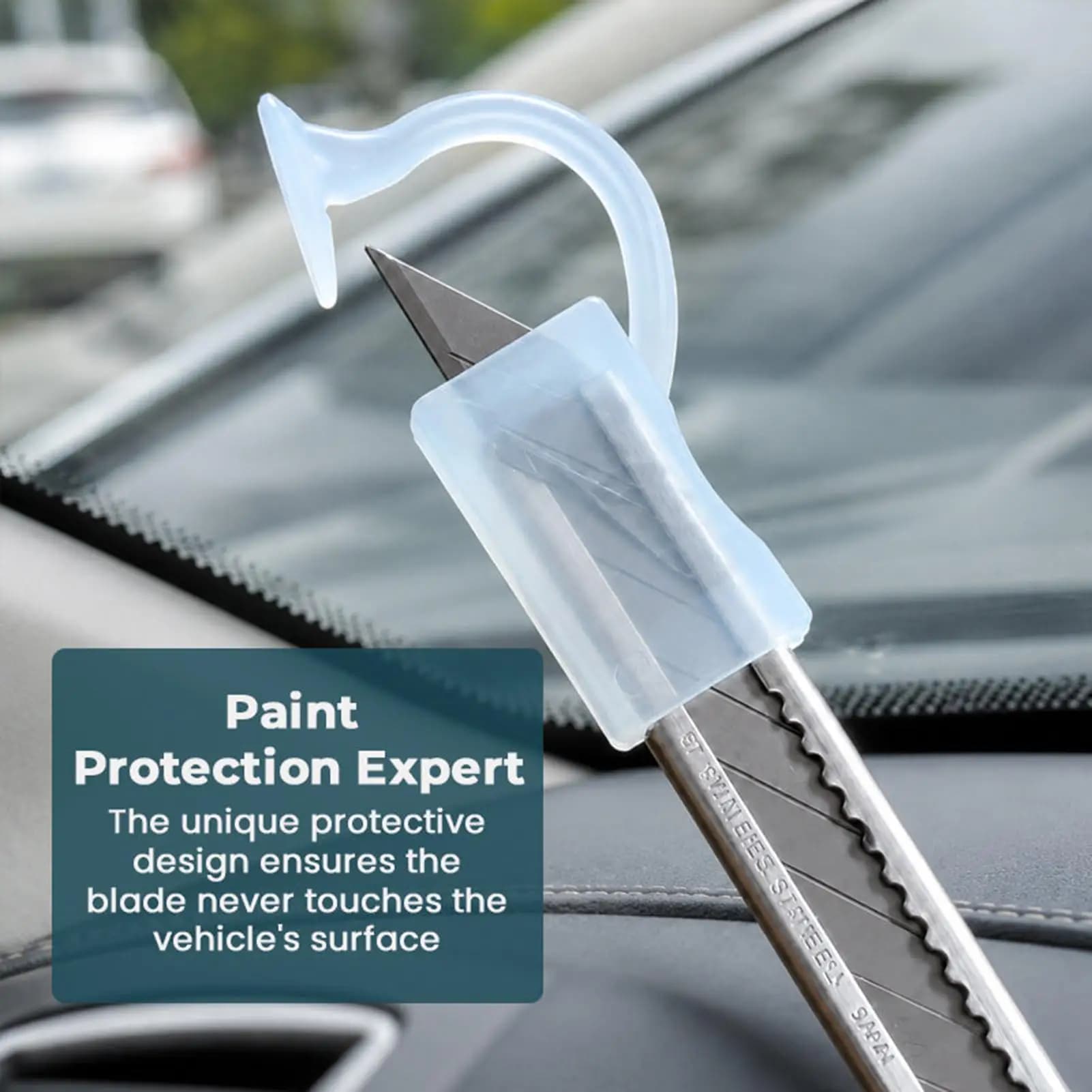 5pcs Precise Paint Protection Car Wrap Cutter Guard Vinyl Film Cutting Tool Gadget for Professionals Beginners Auto Enthusiasts