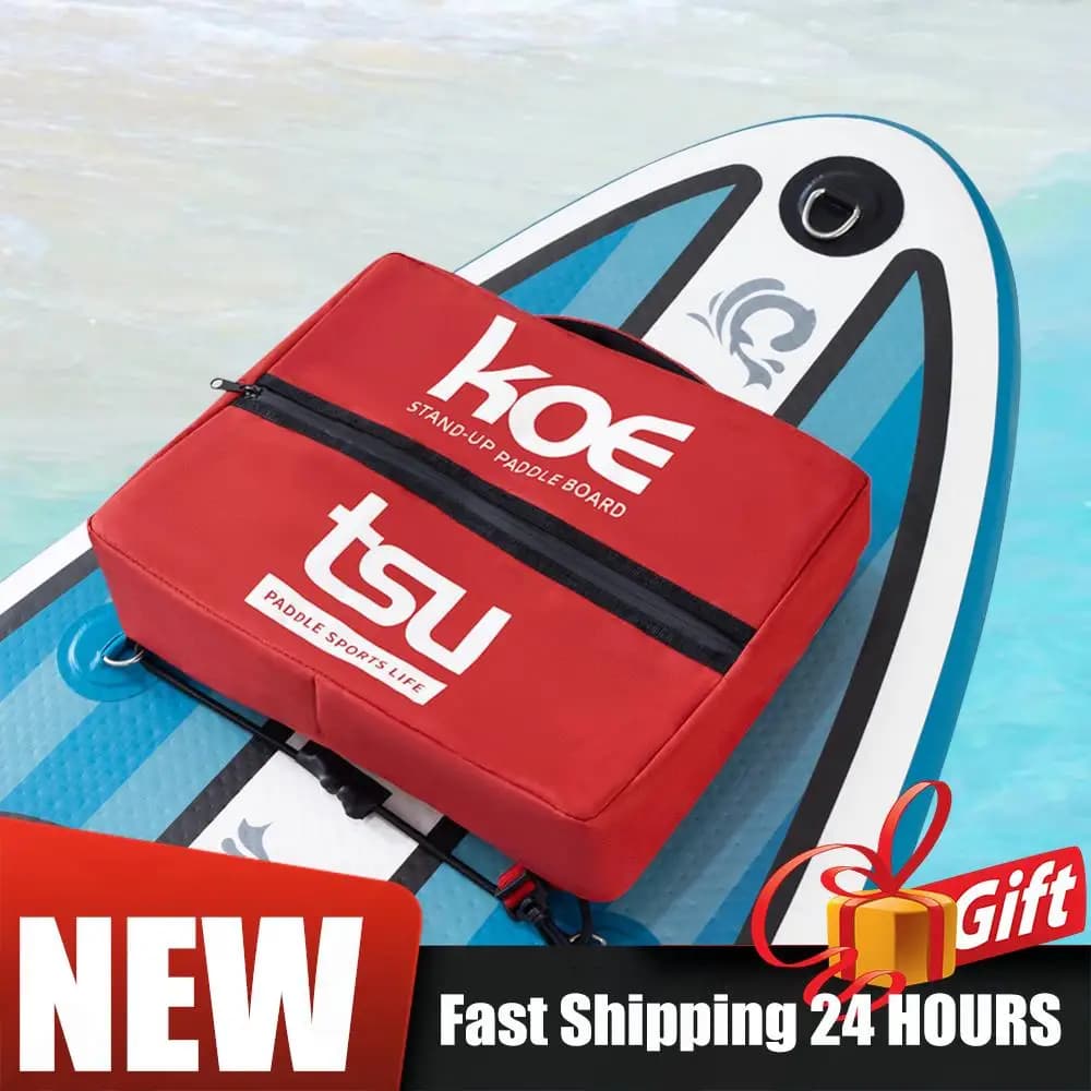 600D Oxford Cloth Sealed Zipper Food Storage Bag Large Capacity Portable Surfboard Insulated Bag Paddleboard Cooler Deck Bag