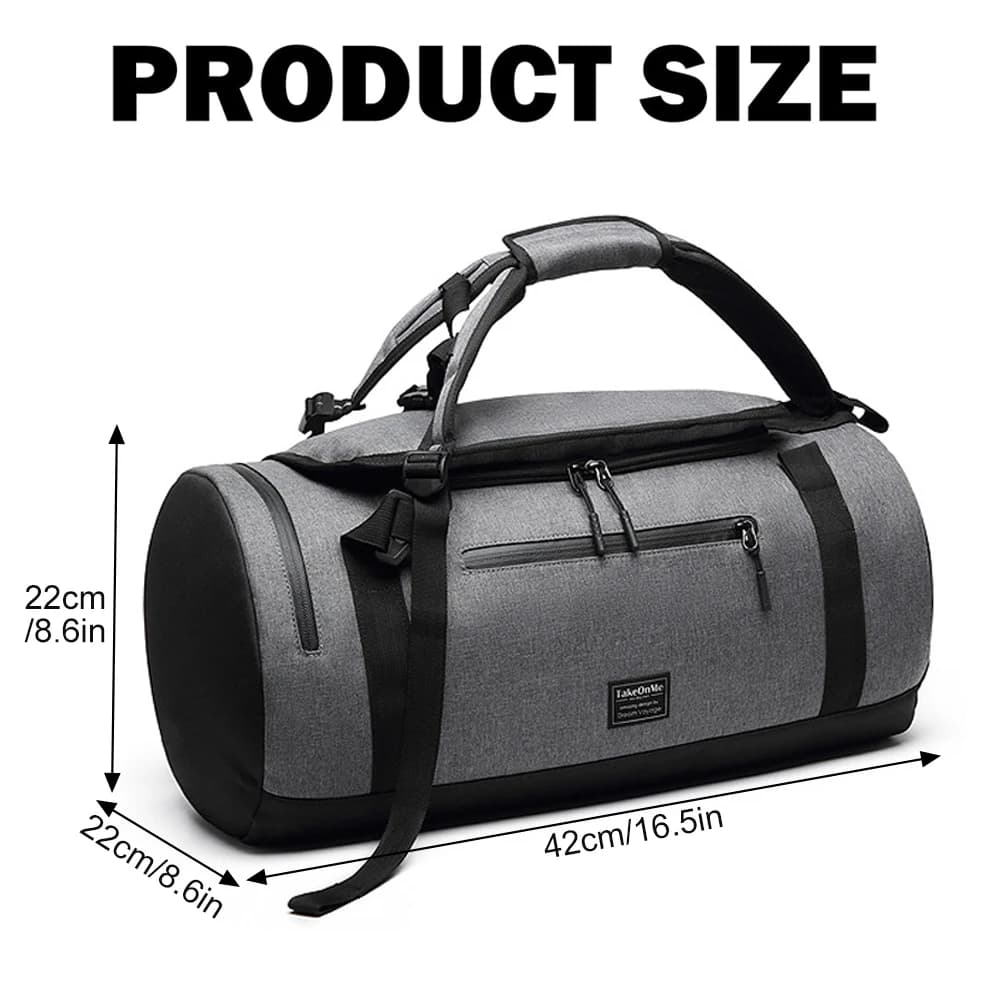 1PCS Duffle Bag for Men 40L Sports Gym Bag with Shoes Compartment Weekender Overnight Backpack for Traveling Gym Bag for Women
