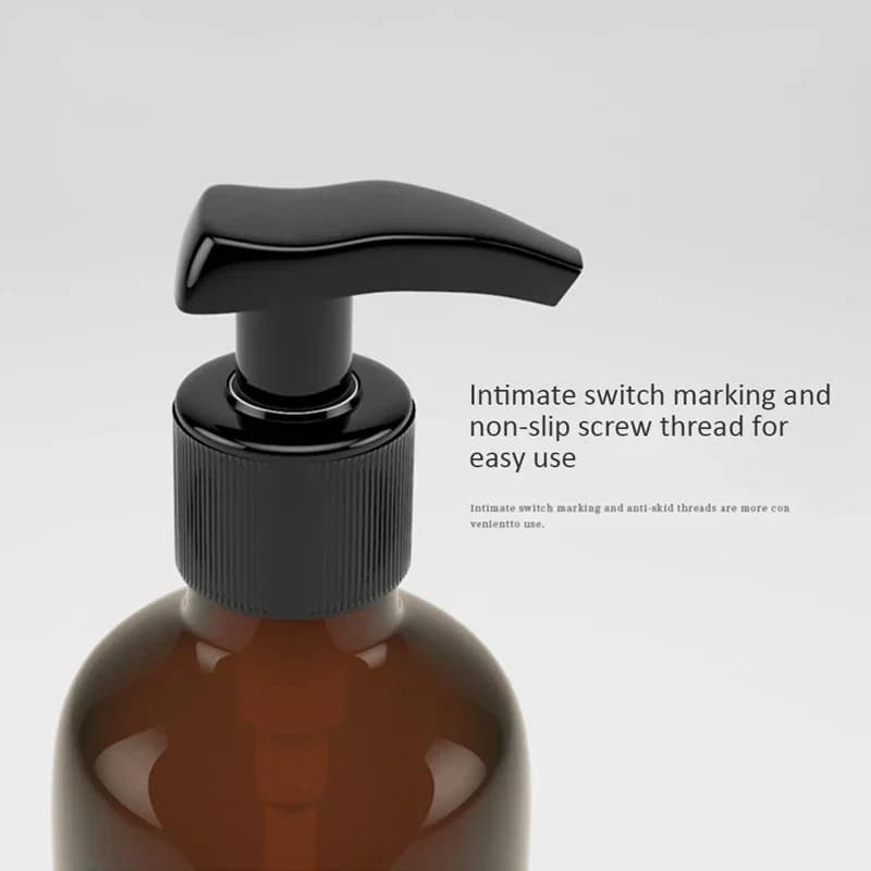 Nuovo contenitore per bottiglia con pompa da 4 pezzi da 500 ml per sapone, gel doccia, trucco, shampoo liquido da bagno, dispenser da viaggio