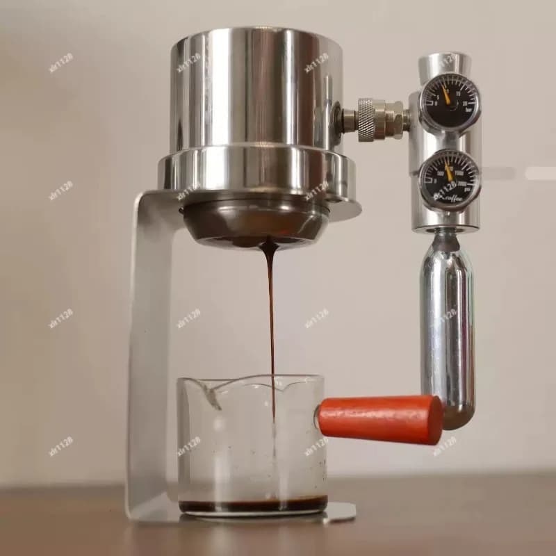 Macchina per Espresso Portatile a 9 Bar, Caffettiera a Pressione per Uso Domestico e All'aperto