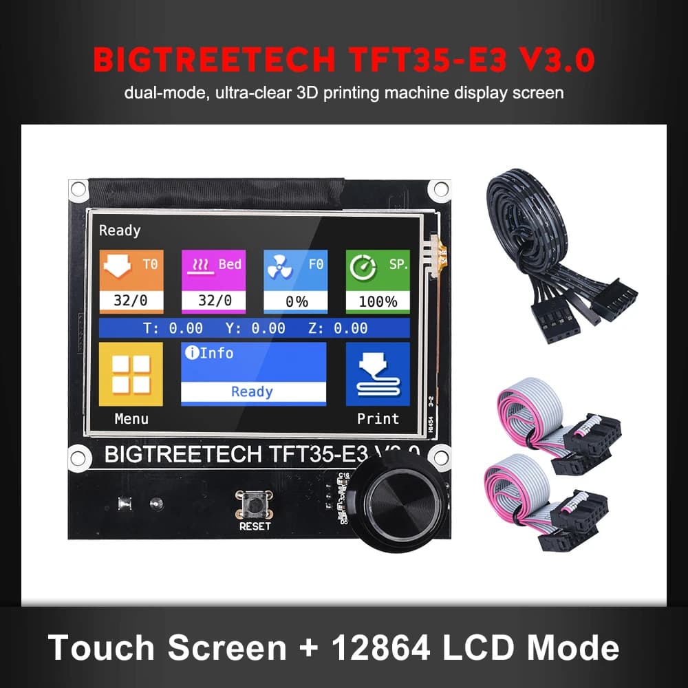 BIGTREETECH TFT35 E3 V3.0 Stampante 3D Touch Screen Display Dual Mode LCD 12864 Per SKR MINI E3 V3 Bordo Ender 3 Aggiornamento SKR V1.4