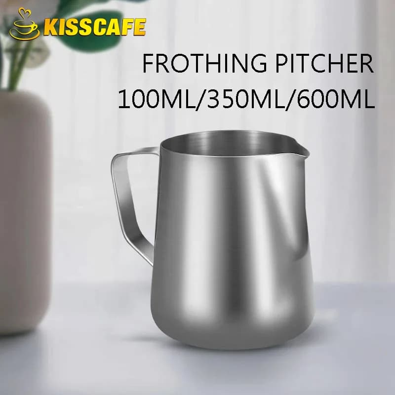 Stainless Steel Container 100ML 350ML 600ML Foam Brochure Coffee Cups Barista Milk Barista Coffee Machine Accessories