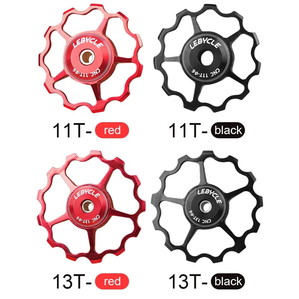 11T 13T MTB Deragliatore posteriore per bicicletta Ruota Jockey Rullo guida bici Tenditore Ruota guida per bicicletta Puleggia Accessori per mountain bike