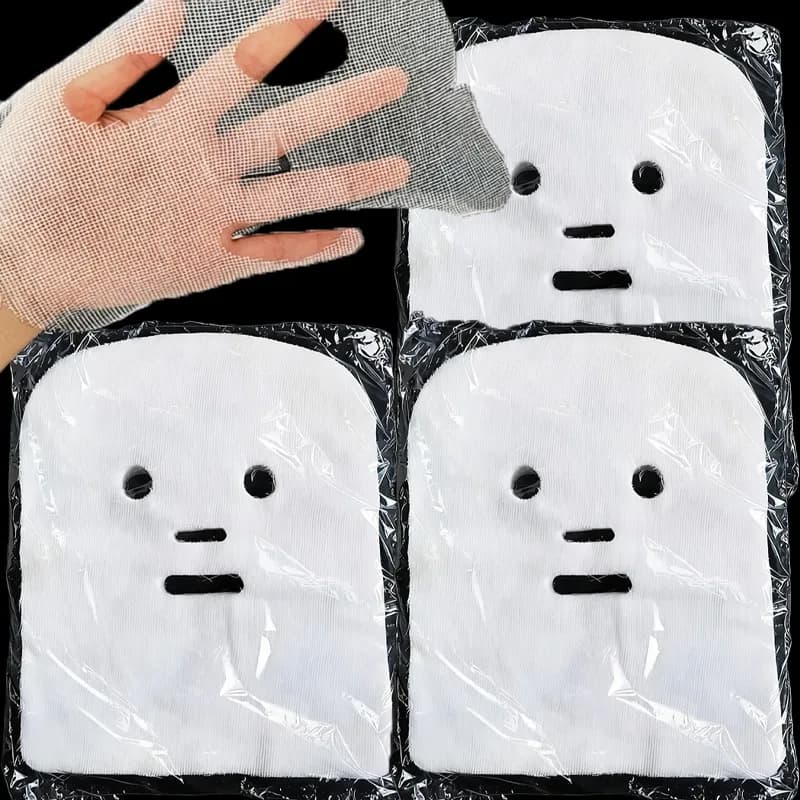 50/200 pz Face Mask Disposable Garza Soft for Fa-da-te Estetic Treatments, Garza Skin Care Mask