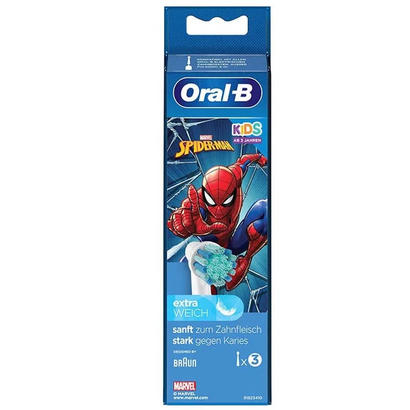 Testine di ricambio originali Oral B setole morbide ugelli sostituibili per Oral B Kids spazzolino elettrico per bambini cura delle gengive