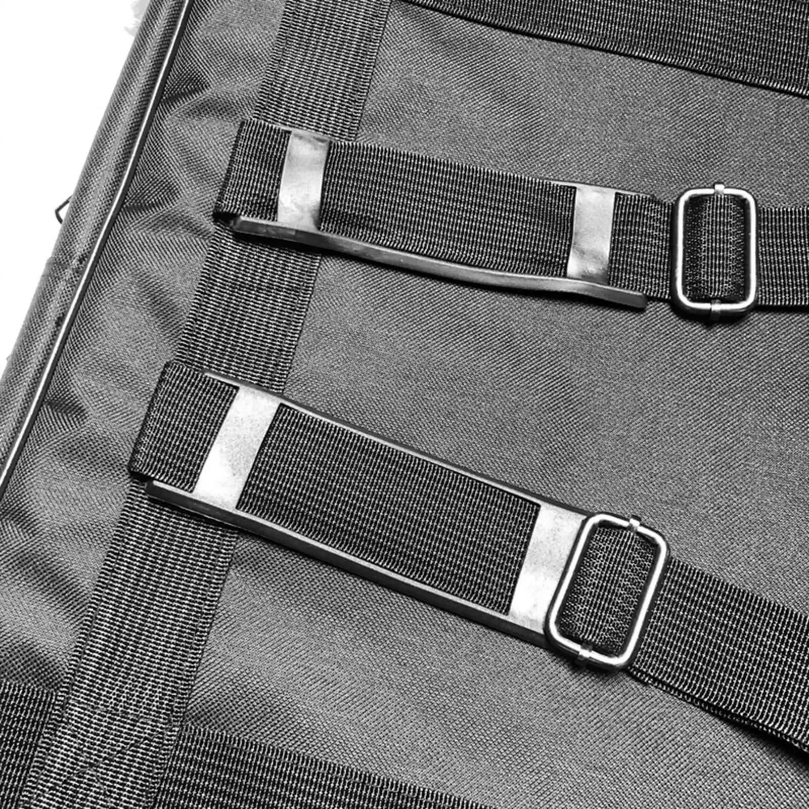 Custodia Professionale per Fisarmonica Antiurto in Tessuto Oxford con Tasca con Cerniera per Fisarmonica a 120 Tasti