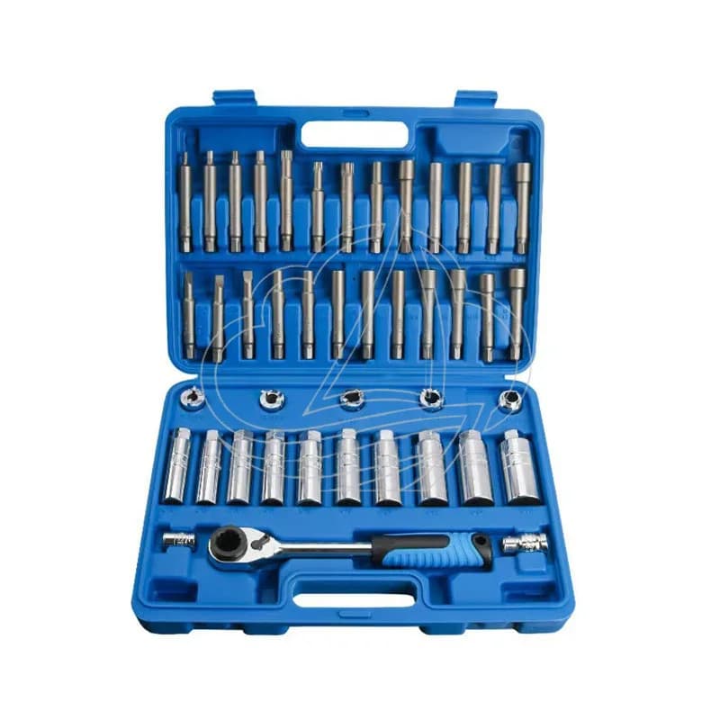 Kit of 43 Pieces for Removing Dadi Ammortizzatori, Set of Cable Keys for Superior Screws and Collation