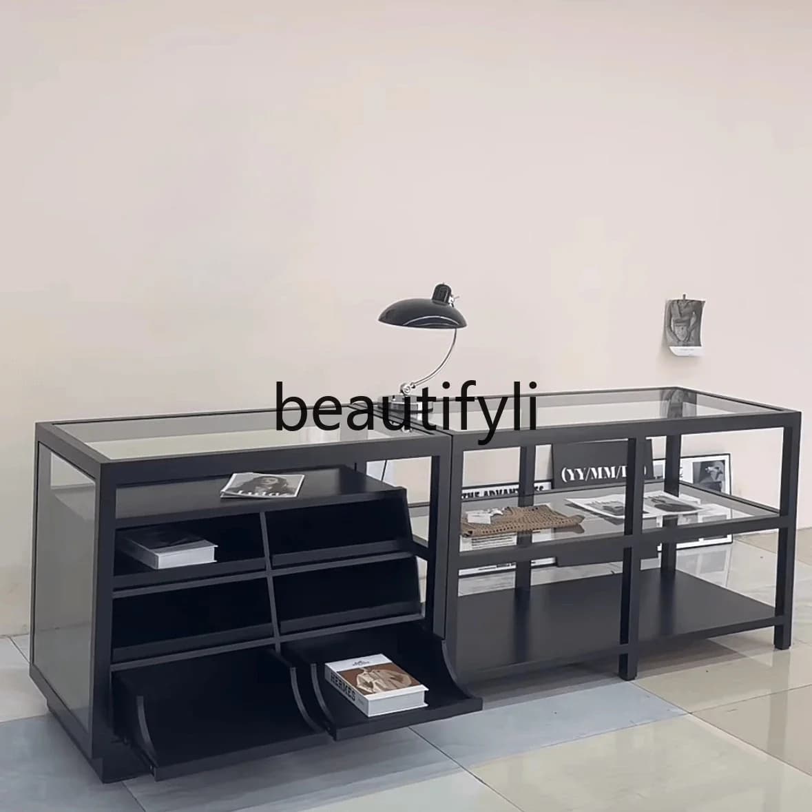 X Negozio di abbigliamento Bancone dell'isola Negozio di abbigliamento da donna Armadietto dell'isola Espositore per scarpe Espositore per borse Vetrina per gioielli