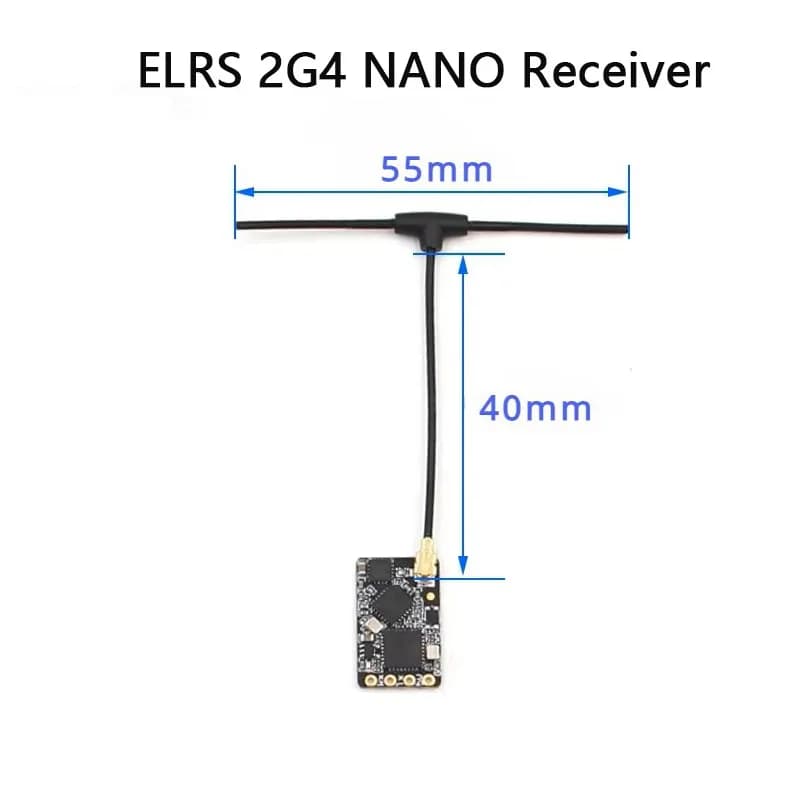 10PCS ELRS 2.4GHz NANO ExpressLRS ricevitore ELRS a lungo raggio BETAFPV NANO 2400 RX per RC FPV Drone da corsa a lungo raggio Quadcopter