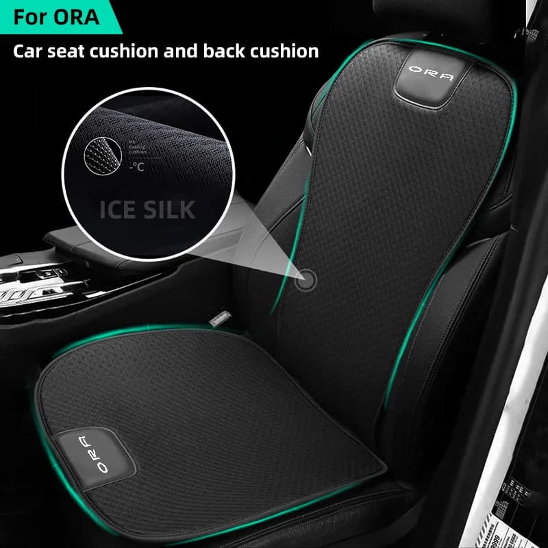 Front / Rear Cover for Silk Cars for Greatwall Time Cat GT Ballet 07 Funky Cat iq K-Car R2 Protective seat cushion breathable