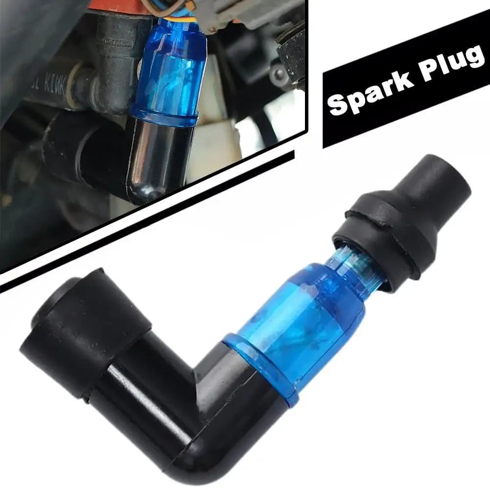 Flash Candle Cap for Motorcycle with Transparent Window Waterproof Dustproof Power Boost Improved Motor Performance for Dirt Bike