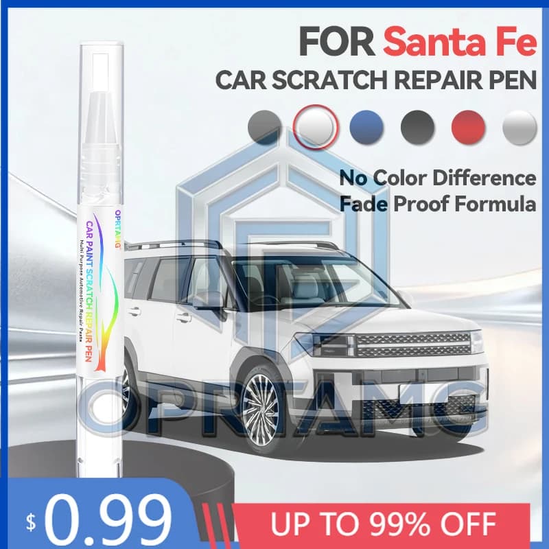 2026 Hot Car Paint Repair Pen For Hyundai Santa Fe Touch Up Scratch Remover DIY Auto Accessories White P6W Blue N4B Blue Black