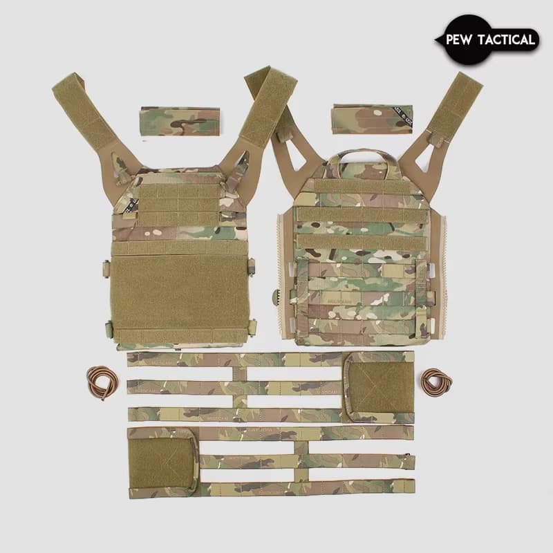 MATERIALE AUTENTICO PEW TATTICO CP STYLE PIASTRA JUMPABILE CARRIER JPC 2.0 Airsoft Piastra Amor leggera