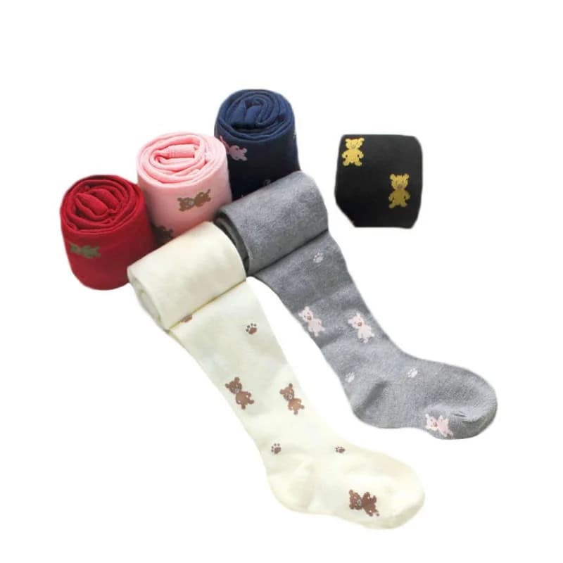 Lawadka Collant per bambini per ragazze Cotone Cartoon Neonate Calzamaglia Autunno Primavera Collant da ballo stretto per bambini 1-7Y Leggings