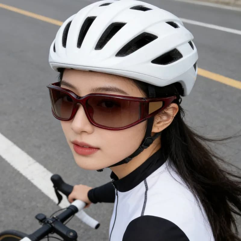 Nuovi occhiali da sole polarizzati per il commercio estero transfrontaliero 2026, occhiali sportivi anti-UV, occhiali da ciclismo all'ingrosso per esterni