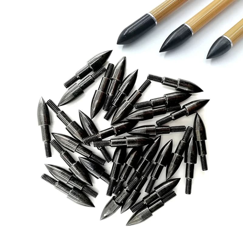 12/20 pz ID6.2mm tiro con l'arco bersaglio punta di freccia punta di freccia punta di freccia 75/100/125 grano accessori freccia fai da te caccia