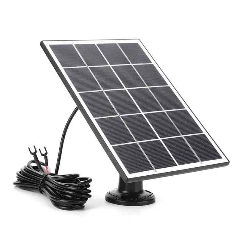 Pannello Solare Solido da 20W per Videocitofono 360 ° Supporto regolabile per campanello 4/3/3 Plus/2 A