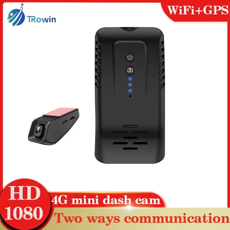 Dash Cam 2-way conversation Night vision HD Double lens recording HD1080P WIFI mobile WIFI GPS 4G Mini monitor hidden 24 hours