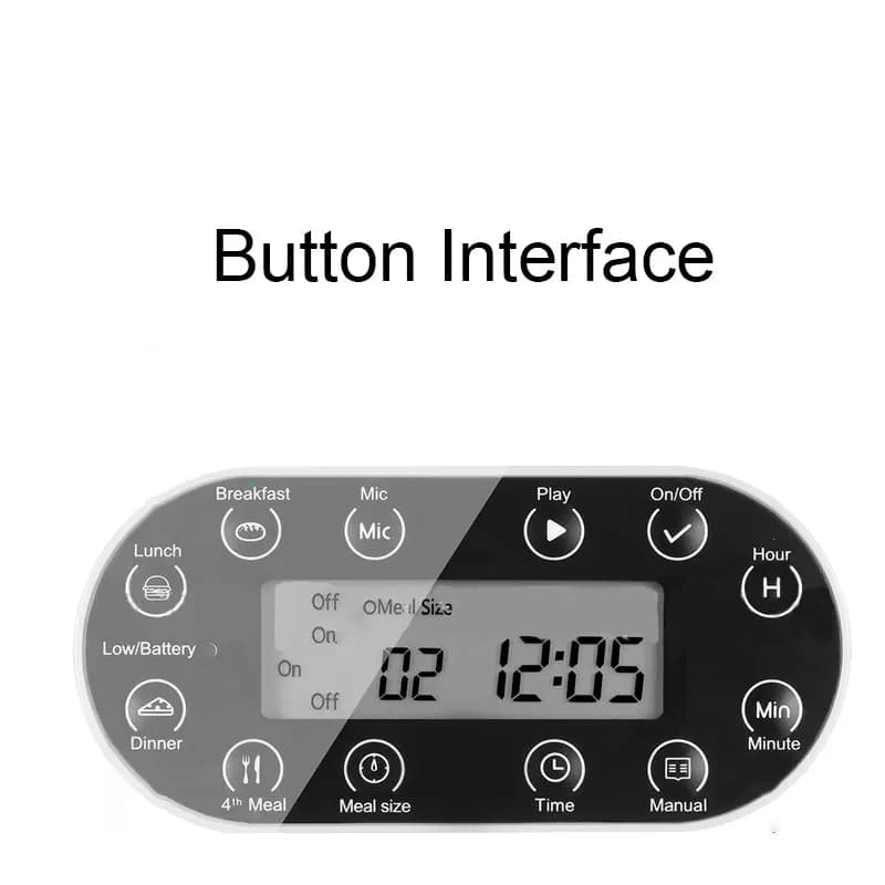 4.5L Smart Pet Automatic Feeder Timing and Quantitative Feeding Machine Dog and Cat Food Container Pet Feeding Bowl Feeder