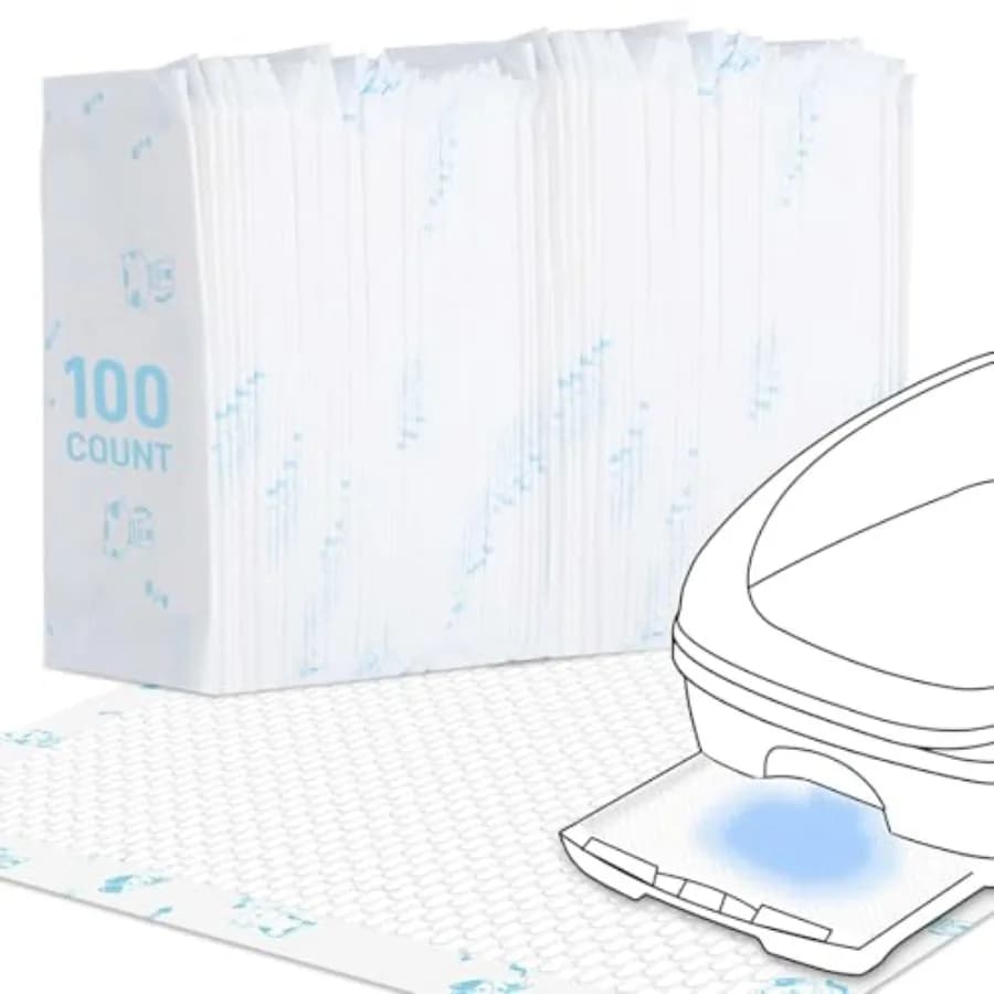 Litter Pads Compatible with Breez Litter Box System Super Absorbent Cat Pee Pads Disposable Odor Control Quick Absorption 16.9"