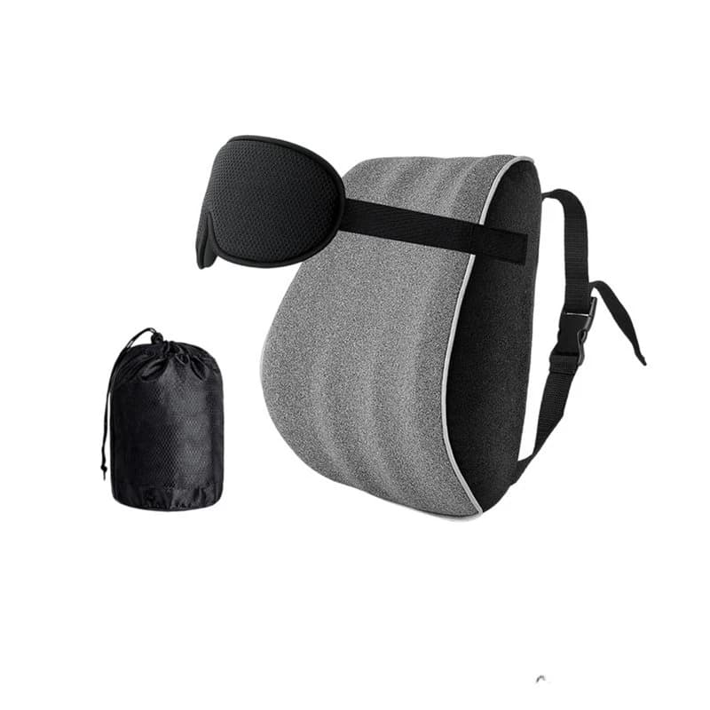 For Sleeping Neck Pillow For Airplane-Prevents Head From Forcing Forward, Travel Pillow With Eye Mask For Long Flights