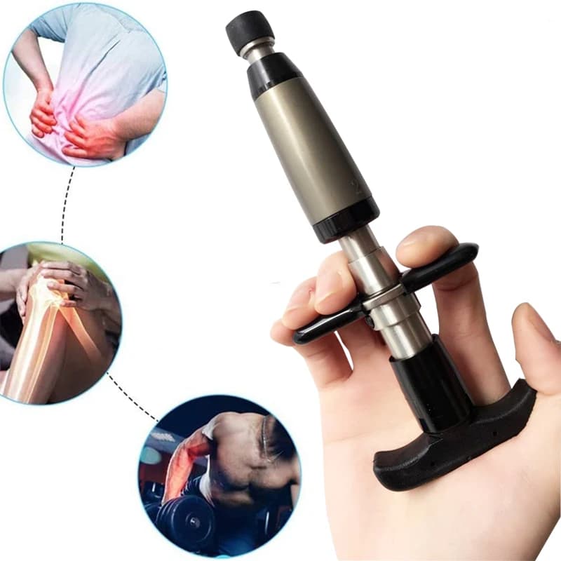 NUOVO strumento di regolazione chiropratica Terapia di attivazione manuale Strumenti di correzione della colonna vertebrale Pistola chiropratica Regolazione della colonna vertebrale Testa singola