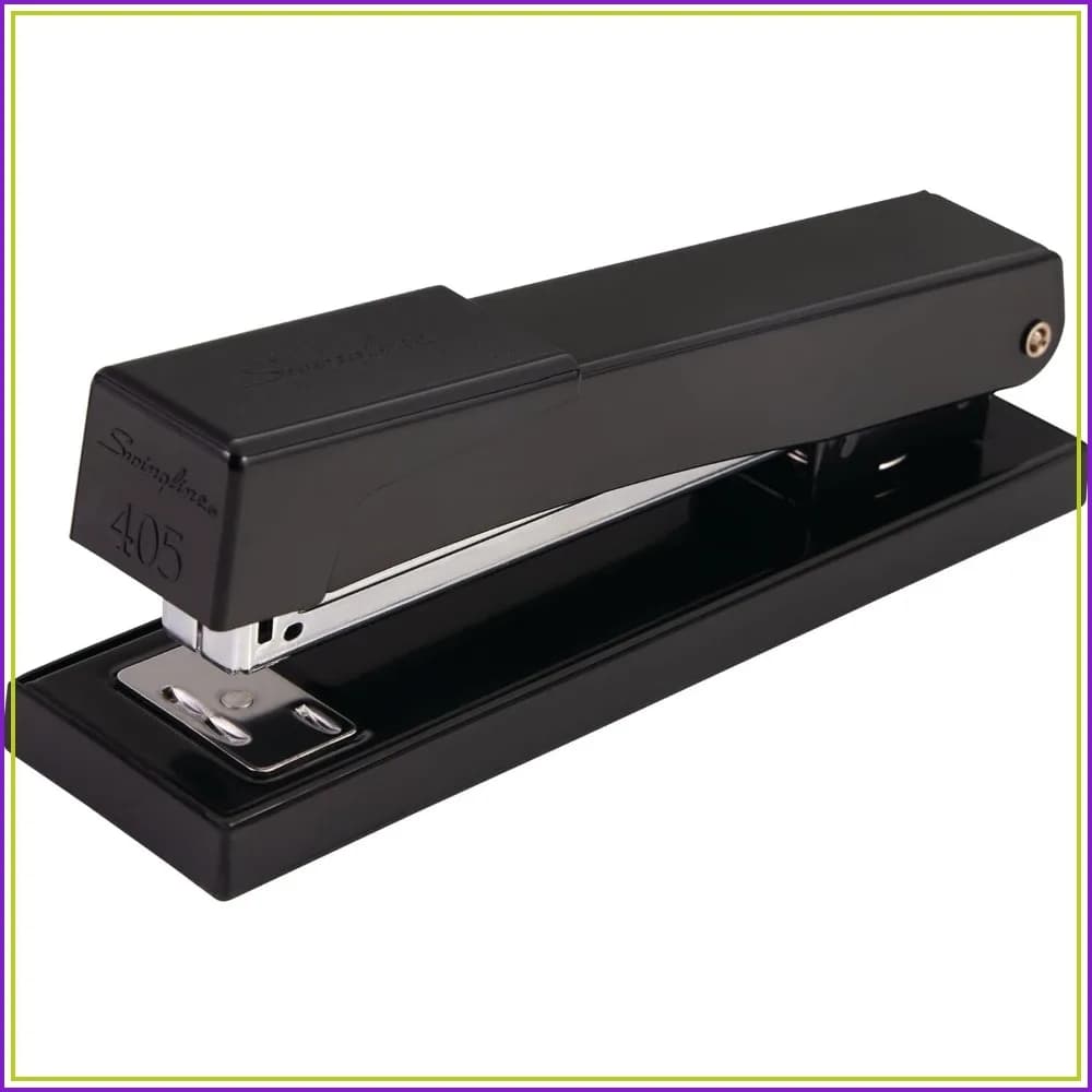 20-Sheet Heavy Duty Stapler, Jam-Free Metal Desktop Stapler for Office Home School, Black
