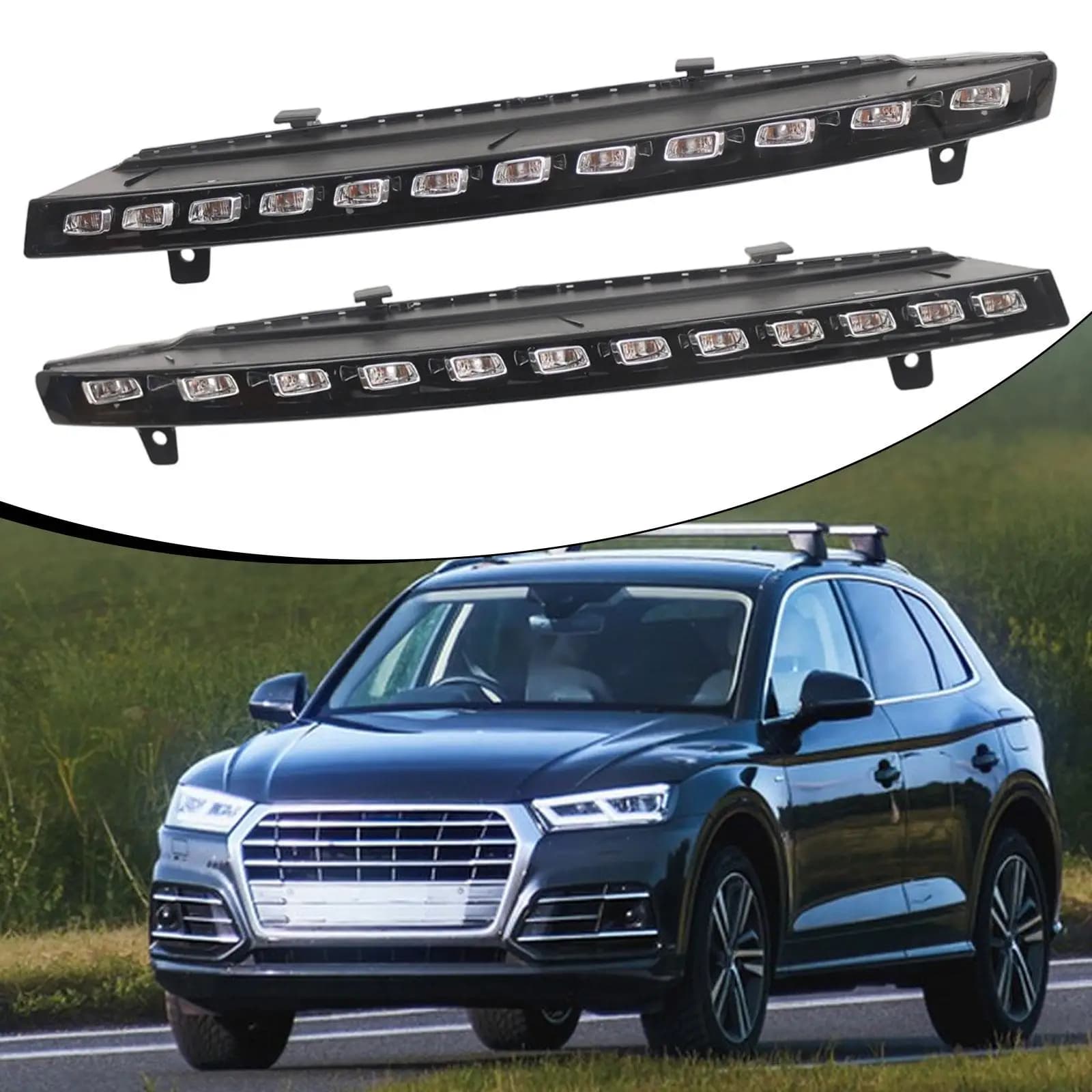 LED Daytime Running Light Strip Replacement for Q7 Professional Daytime Running