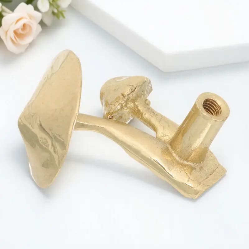 Maniglia per cassetto in ottone, pomello delicato per armadietto, pomelli per mobili domestici, cucina, credenza, guardaroba, pomello per mobili in ottone