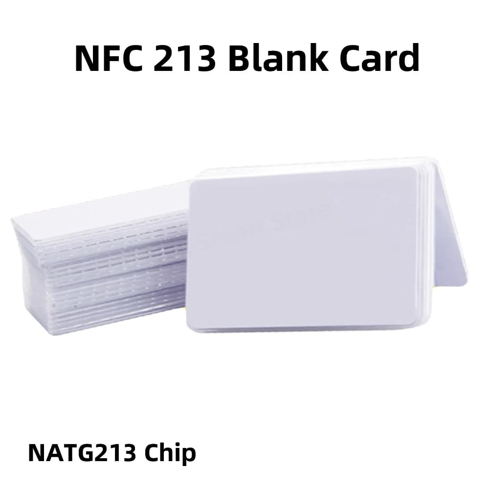 10/50 pz NFC Ntag216 Ntag215 Ntag213 TAG Carta Bianca ISO14443A Carte RFID Ntag 213 Chip per tutti i telefoni abilitati NFC
