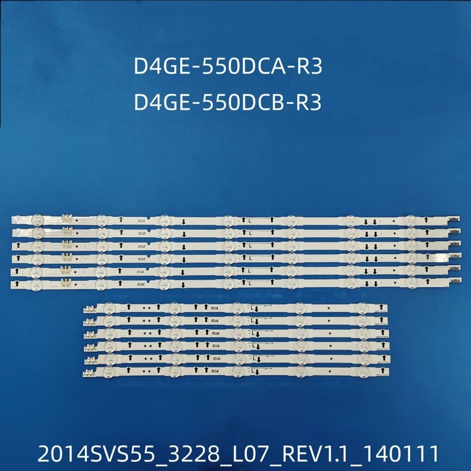Striscia di retroilluminazione a LED per UA55H6400W UA55H6400AK UA55H6400AR UA55H6400 UE55H6470SS UA55H6400AW UN55J5900AF UE55J6285SU