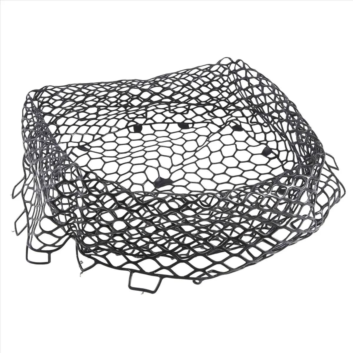 Rete da pesca di ricambio ONGE - Rete da pesca multifunzionale in rete di gomma nera 40 cm