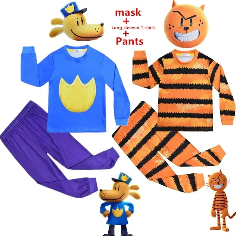 Halloween Dog Man Cosplay Long Sleeved Suit Mask s Disguise Dogman Detective Dog Clothing s Comfortable Costume