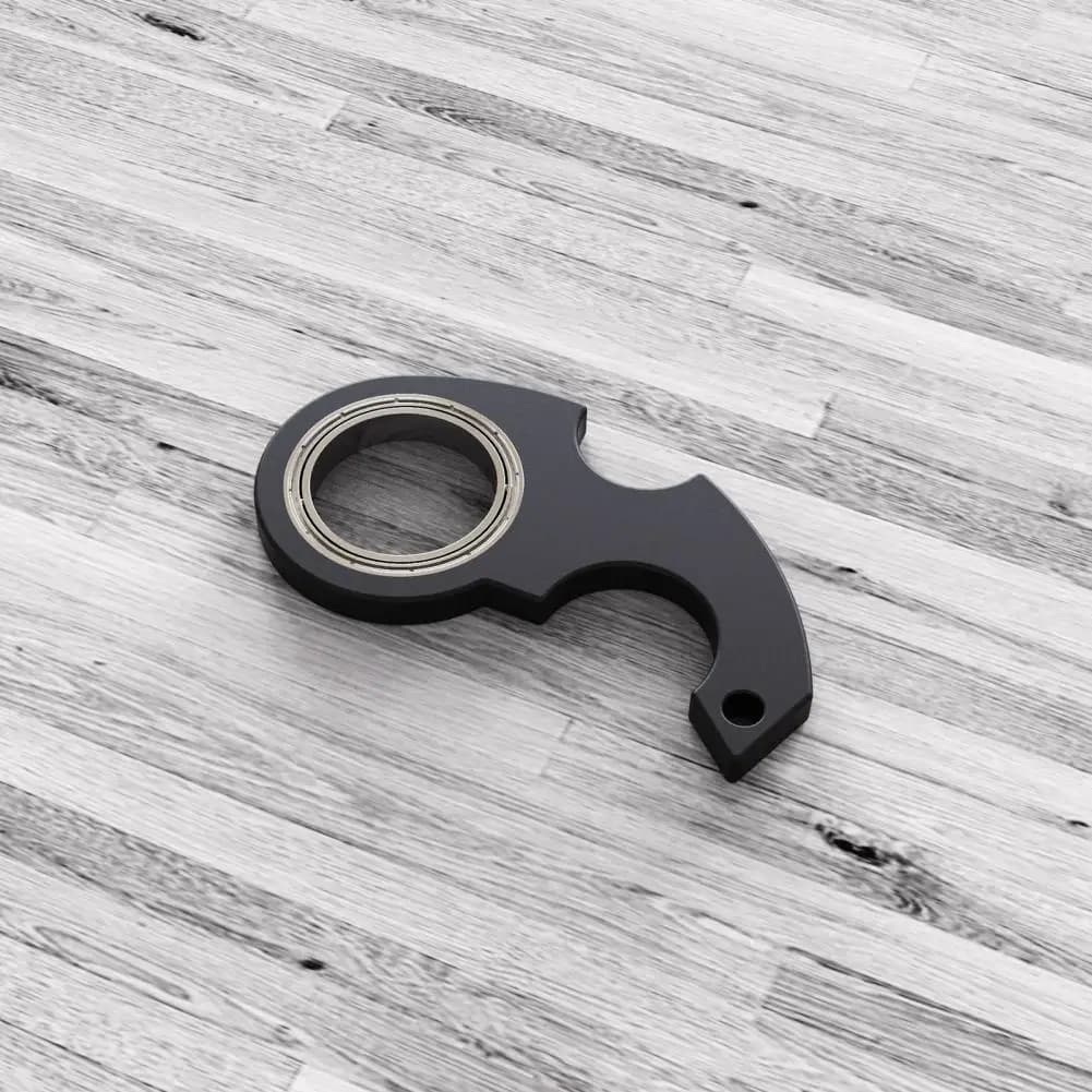 Simpatico giocattolo Fidget con punta delle dita Giocattolo novità Giocattolo antistress Giocattolo opzionale EDC Fidget Spinner con punta delle dita Allevia la noia