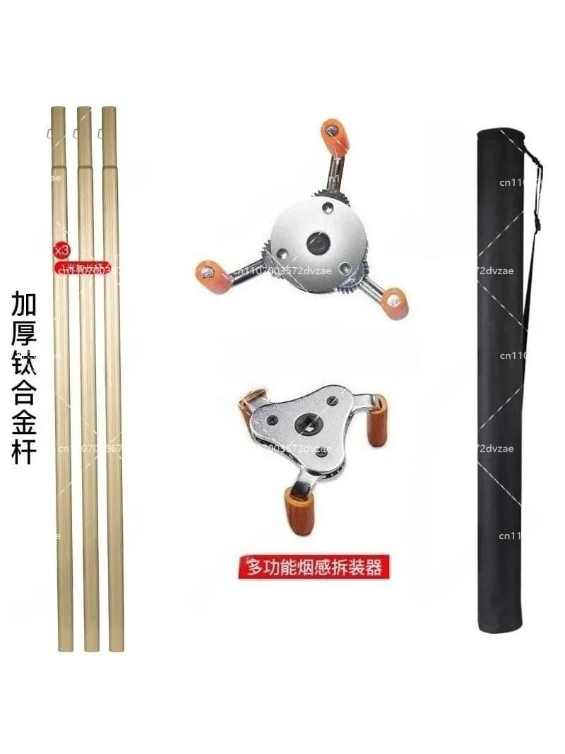 Fire smoke disassembler Extended rod smoke temperature disassembler Smoke detector