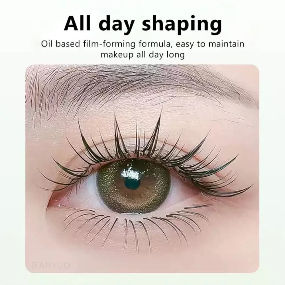 1.5ML Eyelash Styling Gel Fast Drying Waterproof Eyelash Raincoat Mascara Non-White Residue Soft Brush Lash Glue Extensions