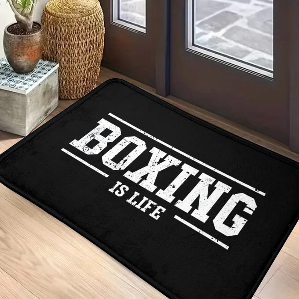 Boxe Is Life Ingresso Zerbino Tappeto per camera da letto Soggiorno Corridoio Balcone Area Tappeto Tappetino morbido antiscivolo Decorazione della casa