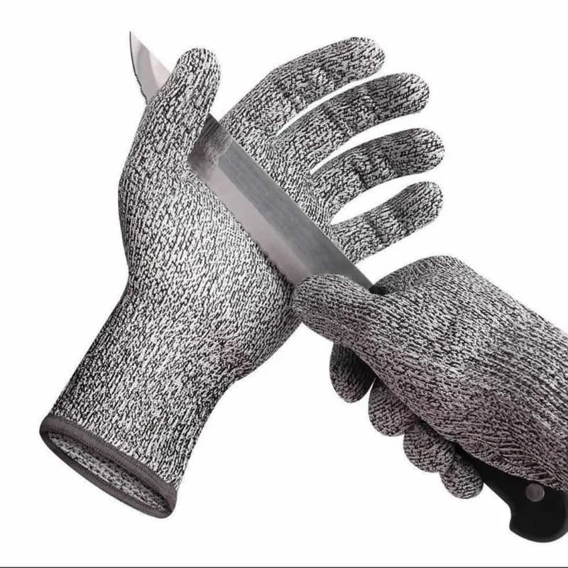 Guanti Antitaglio HPPE Grado 5 per Fabbriche di Vetro, Cucina, Pesca, Speciali per Vetro, Antigraffio, Antitaglio, Antiperforazione