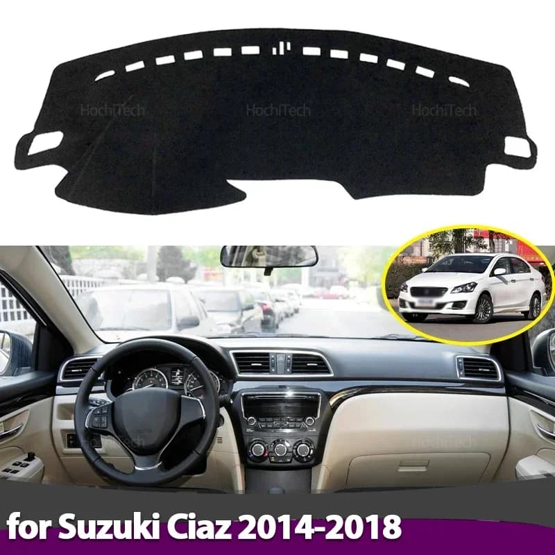 Anti-Slip Cruscotto Copertura Protettiva Pad Accessori Auto Parasole Tappeto per Suzuki Ciaz 2014 2015 2016 2017 2018