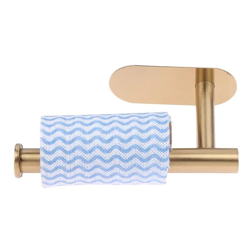 Supporto portaoggetti universale per bagno, cucina domestica, autoadesivo, senza punzonatura, porta asciugamani, portarotolo di carta igienica in acciaio inossidabile