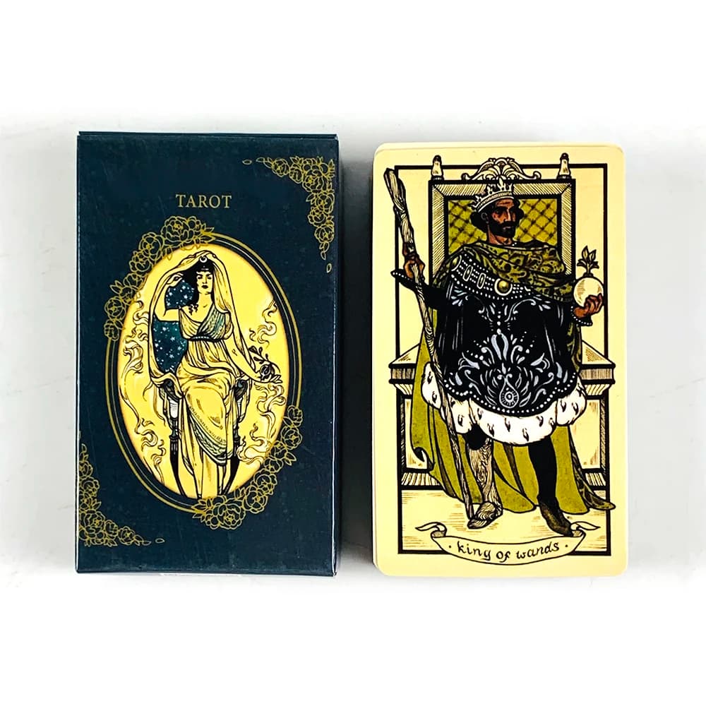 Mazzo di carte dei tarocchi di vendita calda Versioni inglesi Previsione Divinazione Oracle Giochi di carte da gioco per la festa