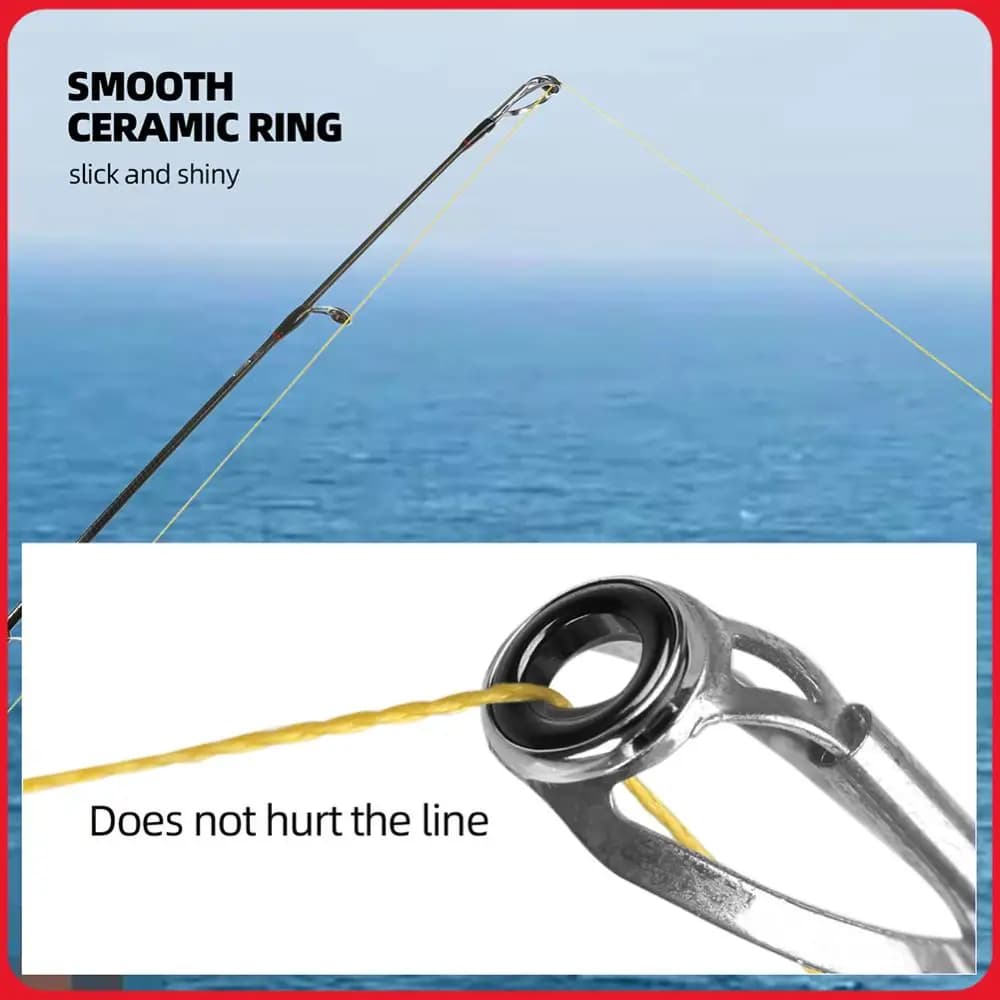 10/40 Pezzi Anelli Guida per Canna da Pesca in Acciaio Inossidabile, Anelli di Ricambio per Punta, Lisci e Mini, Pratici per Attrezzatura da Pesca