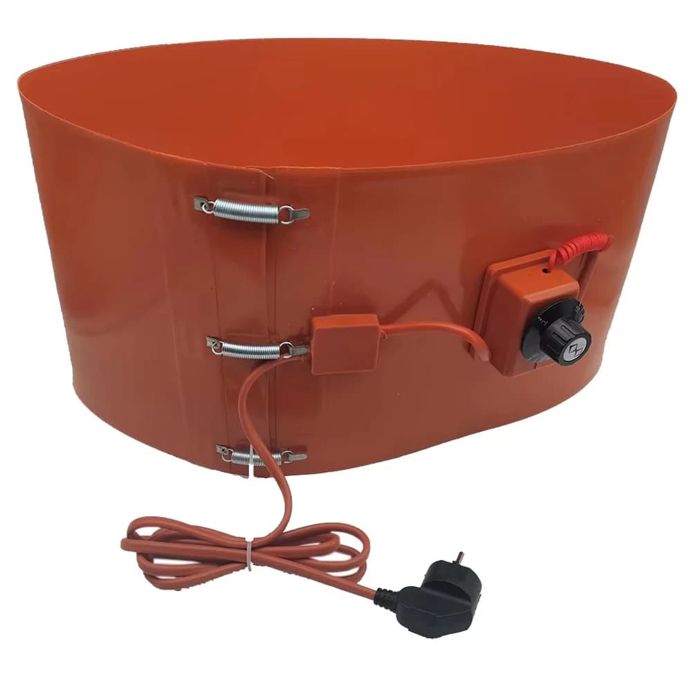 Riscaldatore per tamburo in silicone con fascia in silicone per tamburo elettrico per olio Riscaldatore per tamburo in gomma siliconica fai da te 1740x250mm 2000W